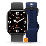 Ice Watch - Smart 1.0 Black, Comes With Black & Navy Straps