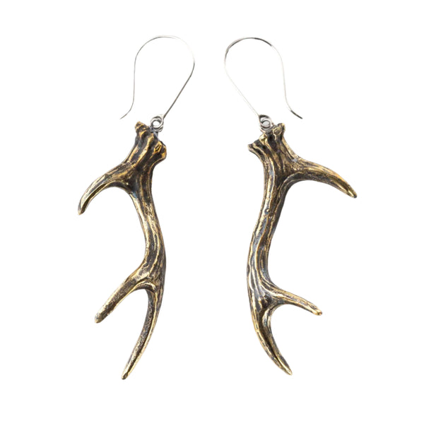 Nick Von K - Brass Stag Earrings