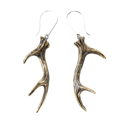 Nick Von K - Brass Stag Earrings