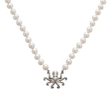 Nick Von K - Mini Kraken Octopus Pearl Necklace