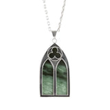 Nick Von K - Gothic Pendant in Sterling Silver with Pounamu