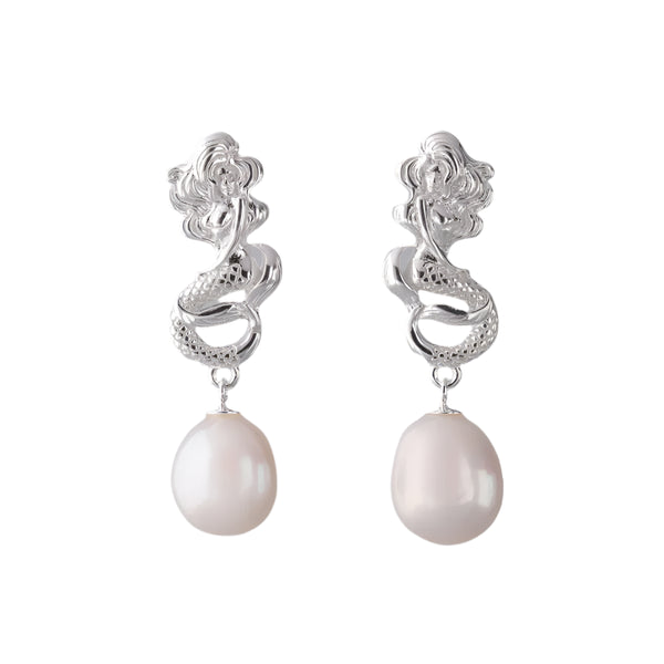 Nick Von K - Mermaid Pearl Drop Earrings