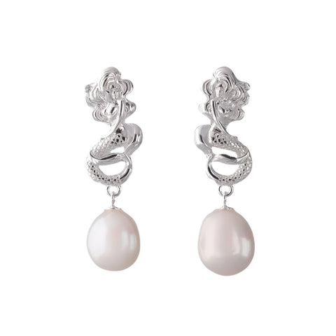 Nick Von K - Mermaid Pearl Drop Earrings