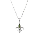Nick Von K - Pounamu Fleur de Lis Pendant