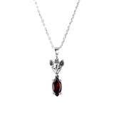 Nick Von K - Salem Cat Garnet Drop Pendant