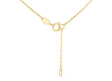 Brent Weatherall - Petal Design 9ct Yellow Gold Adjustable Mother Of Pearl Necklace