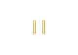Brent Weatherall - 9ct yellow Gold Mini Initial Stud Earrings Pair