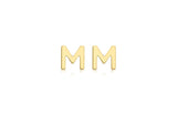 Brent Weatherall - 9ct yellow Gold Mini Initial Stud Earrings Pair