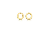 Brent Weatherall - 9ct yellow Gold Mini Initial Stud Earrings Pair