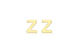 Brent Weatherall - 9ct yellow Gold Mini Initial Stud Earrings Pair