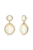 Edblad - Summit Earrings White Small Gold