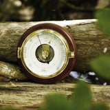 Fischer - Barometer Mahogany Brass & White