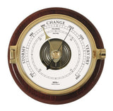 Fischer - Barometer Mahogany Brass & White