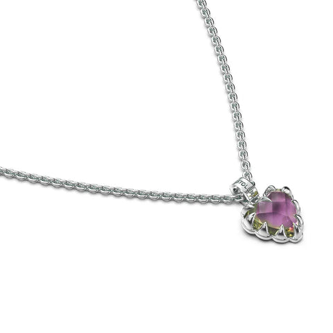 Stolen Girlfriends Club - Love Claw Necklace Mystic Quartz