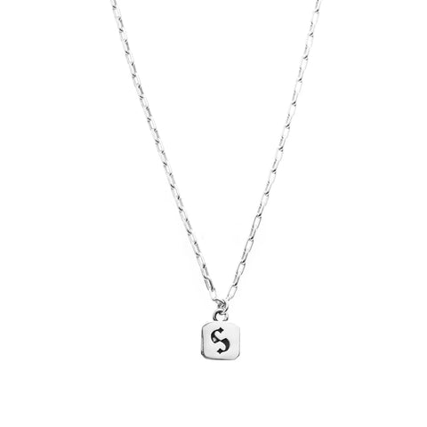 Stolen Girlfriends Club - S Logo Tag Necklace