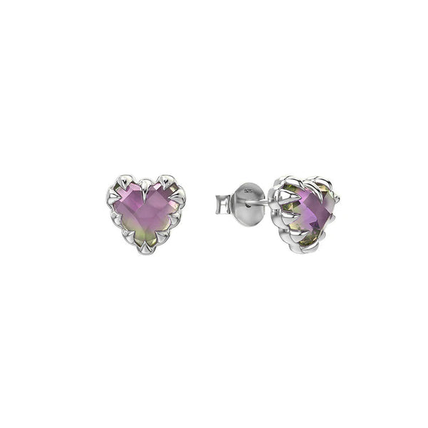 Stolen Girlfriends Club - Love Claw Earrings Mystic Quartz
