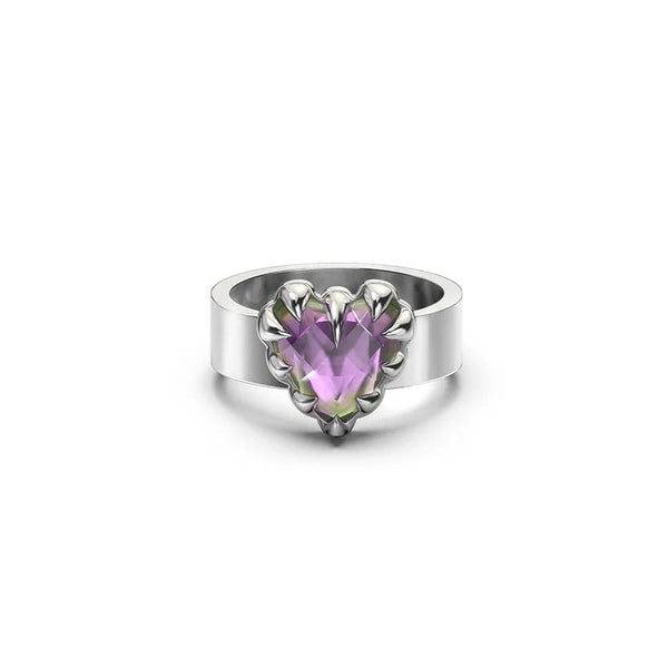 Stolen Girlfriends Club - Love Claw Ring Mystic Quartz