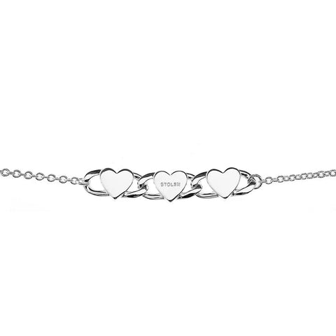 Stolen Girlfriends Club - Triple Heart Love Chain Bracelet