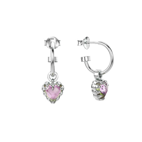 Stolen Girlfriends Club - Love Claw Anchor Earrings Mystic Quartz