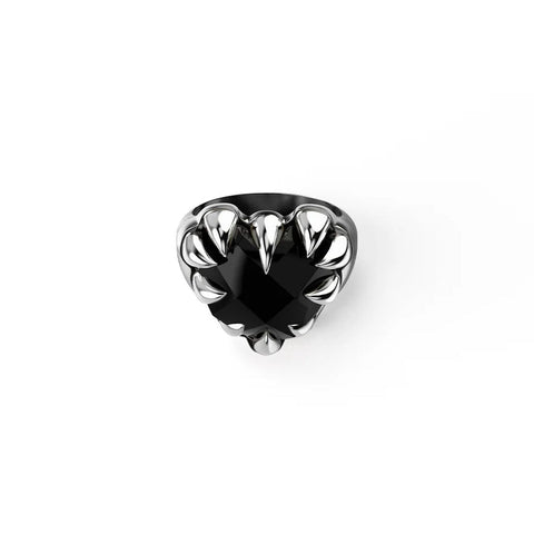 Stolen Girlfriends Club - Love Claw Cocktail Ring Onyx