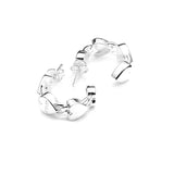 Stolen Girlfriends Club - Love Chain Hoops Earrings