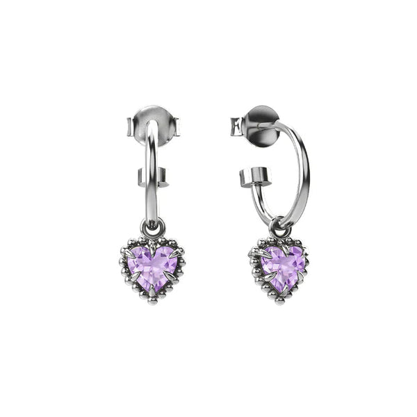 Stolen Girlfriends Club - Dahlia Heart Anchor Earrings