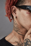 Stolen Girlfriends Club - Halo Cluster Earrings Rose Quartz Gold Plate