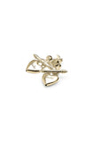 Stolen Girlfriends Club - Love Locket Fob Earrings Gold Plated