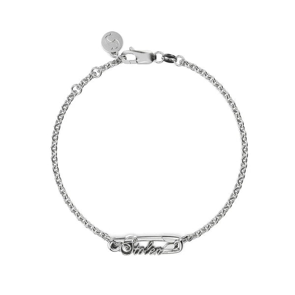 Stolen Girlfriends Club - Scripted Pin Bracelet Silver