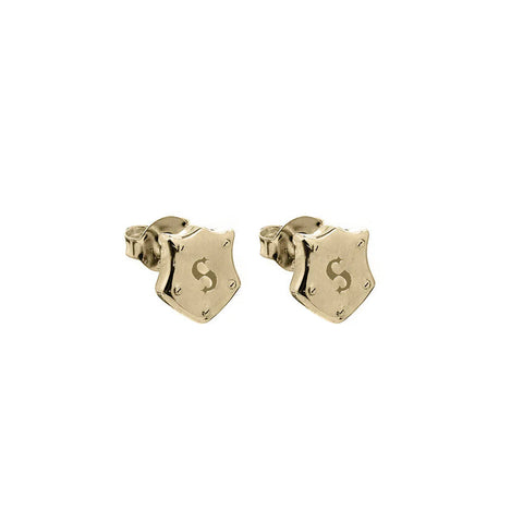 Stolen Girlfriends Club - Shield Studs Gold Plated