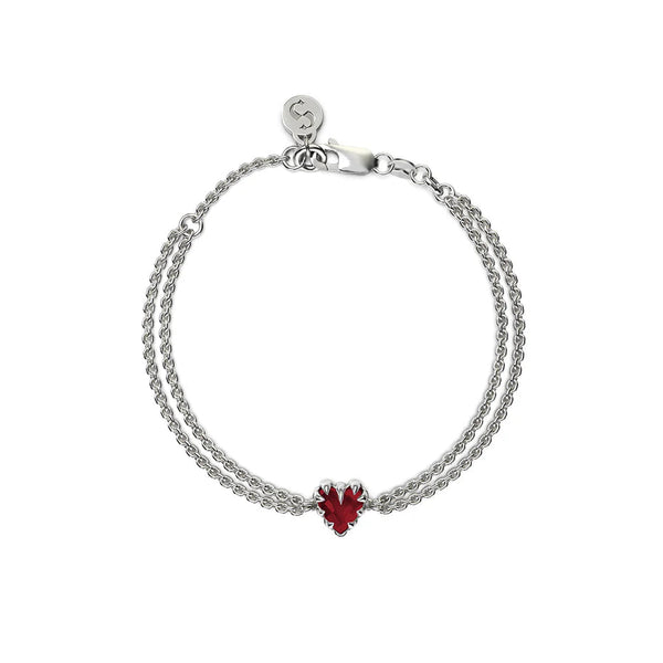Stolen Girlfriends Club - Love Claw Bracelet Garnet