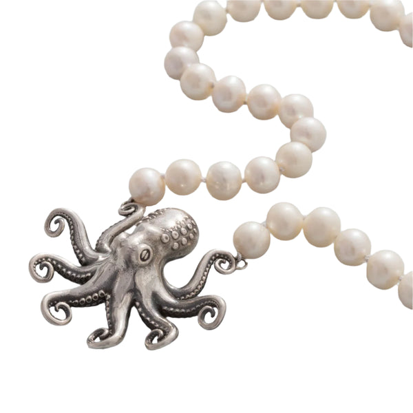 Nick Von K - Kraken Octopus Pearl Necklace