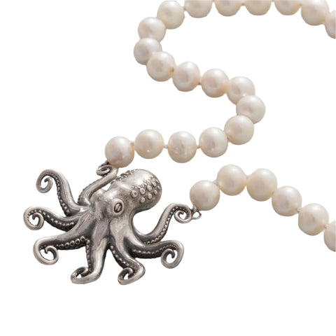 Nick Von K - Kraken Octopus Pearl Necklace