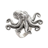 Nick Von K - Kraken Octopus ring in Sterling Silver