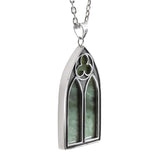 Nick Von K - Gothic Pendant in Sterling Silver with Pounamu