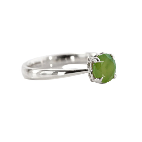 Nick Von K - Baby Dew Drop Ring With Pounamu