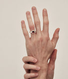 Stolen Girlfriends Club - Baby Claw Ring Garnet