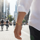 Cudworth - Classic Cuban Link Bracelet Ion Plated Gold