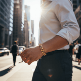 Cudworth - Classic Cuban Link Bracelet Ion Plated Gold