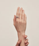 Stolen Girlfriends Club - Baby Claw Ring Garnet