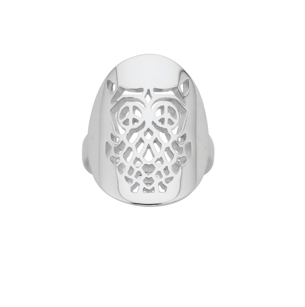 Karen Walker - Owl Cut Out Filigree RIng