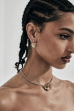 Stolen Girlfriends Club - Love Locket Fob Earrings Gold Plated
