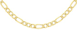 Brent Weatherall - 9ct Yellow Gold 120 Hollow Figaro Necklace
