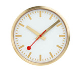 Mondaine -  Wall Clock Pure Gold