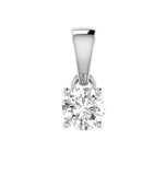Brent Weatherall - 9ct White Gold 4X Claw Set Diamond Pendant