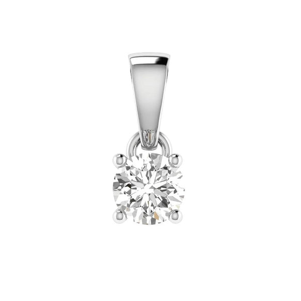 Brent Weatherall - 9ct White Gold 4X Claw Set Diamond Pendant