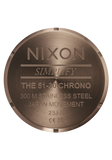Nixon - 51-30 Chrono Leather Chocolate & Dark Roast Brown