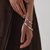 Najo - Enigma Bangle Silver