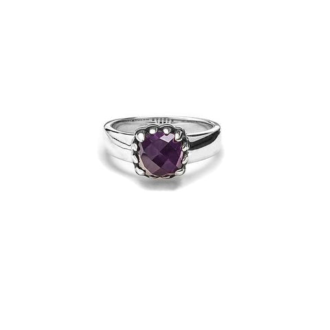 Stolen Girlfriends - Baby Claw Ring Dark Amethyst