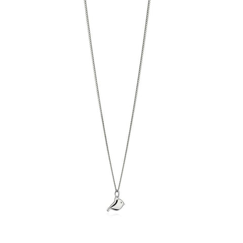 Baby Robin Pendant Sterling Silver